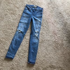 Madewell distressed jeans